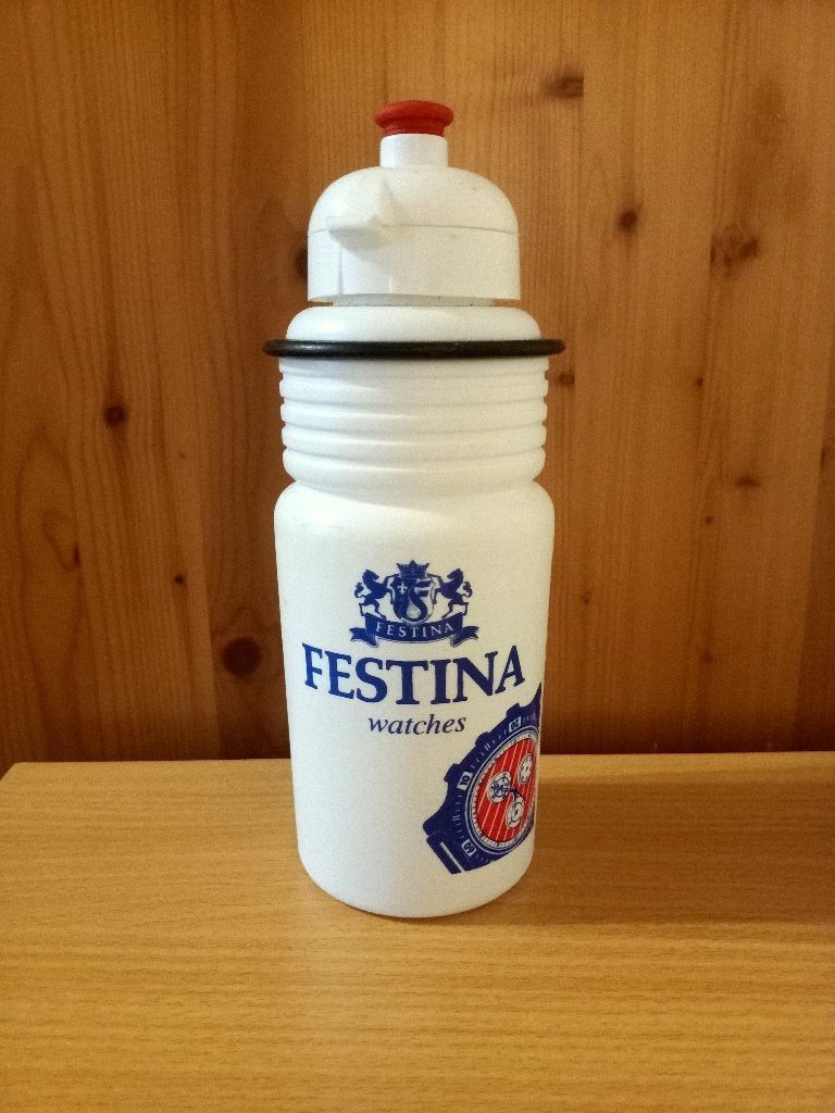 Bidon Festina wit (retro vintage), Ophalen of Verzenden, Overige typen