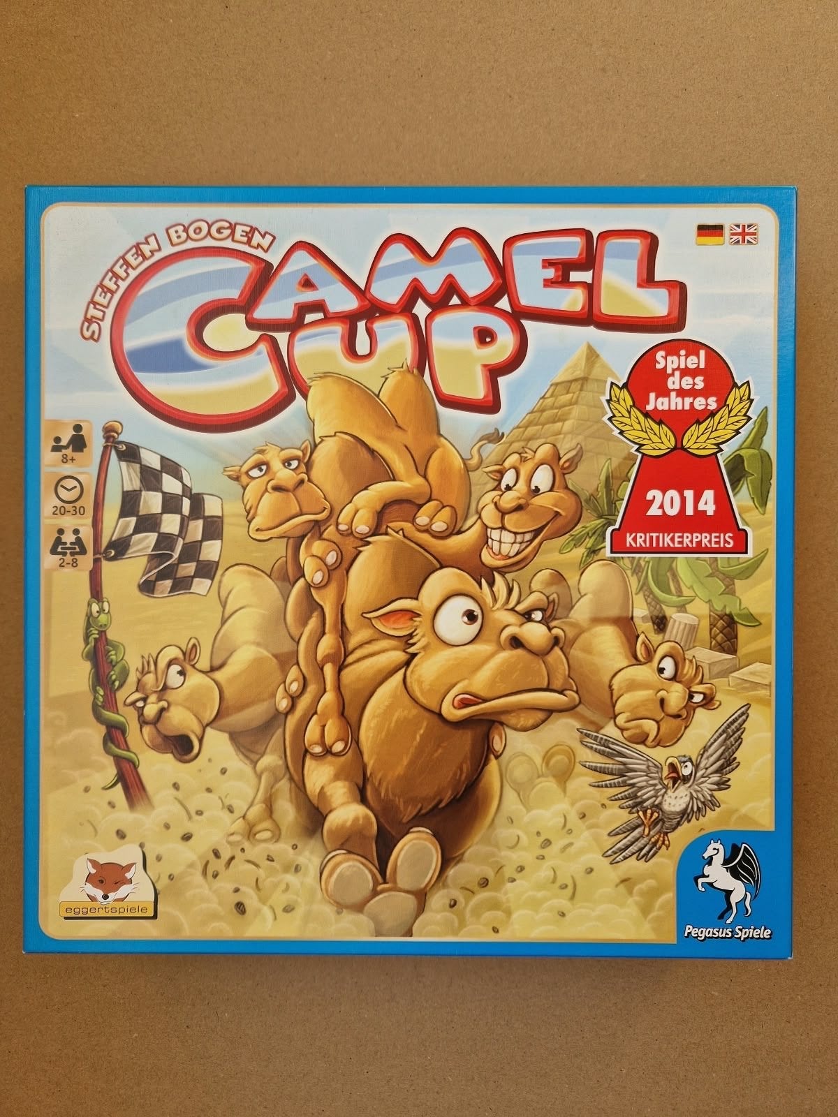 Camel Up Bordspel - Zo goed als nieuw, Hobby en Vrije tijd, Een of twee spelers, Ophalen of Verzenden, Zo goed als nieuw