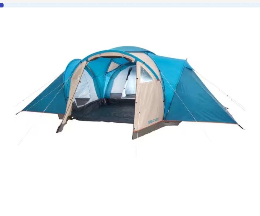 Quechua 6 persoons tent, Ophalen, Gebruikt, Tot en met 3