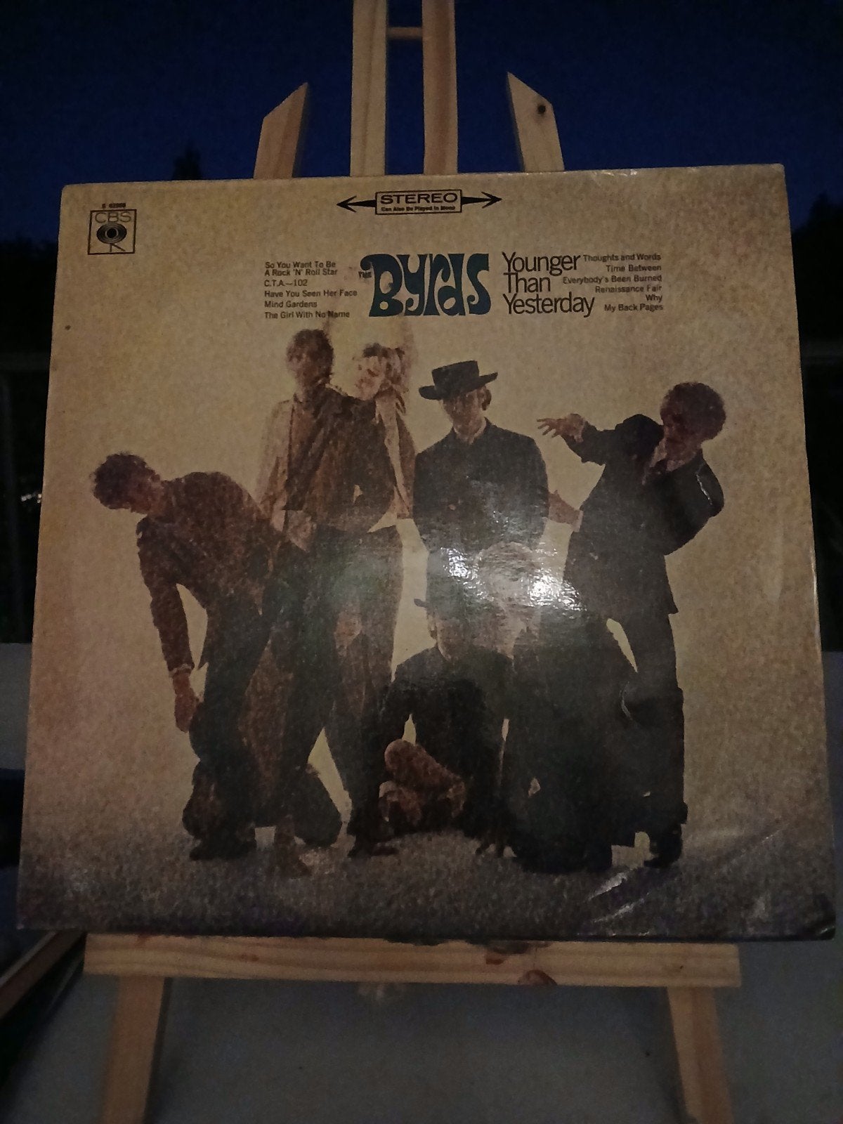 The Byrds - Younger Than Yesterday LP (CBS Stereo), LP, Gebruikt, Ophalen of Verzenden, 12 inch