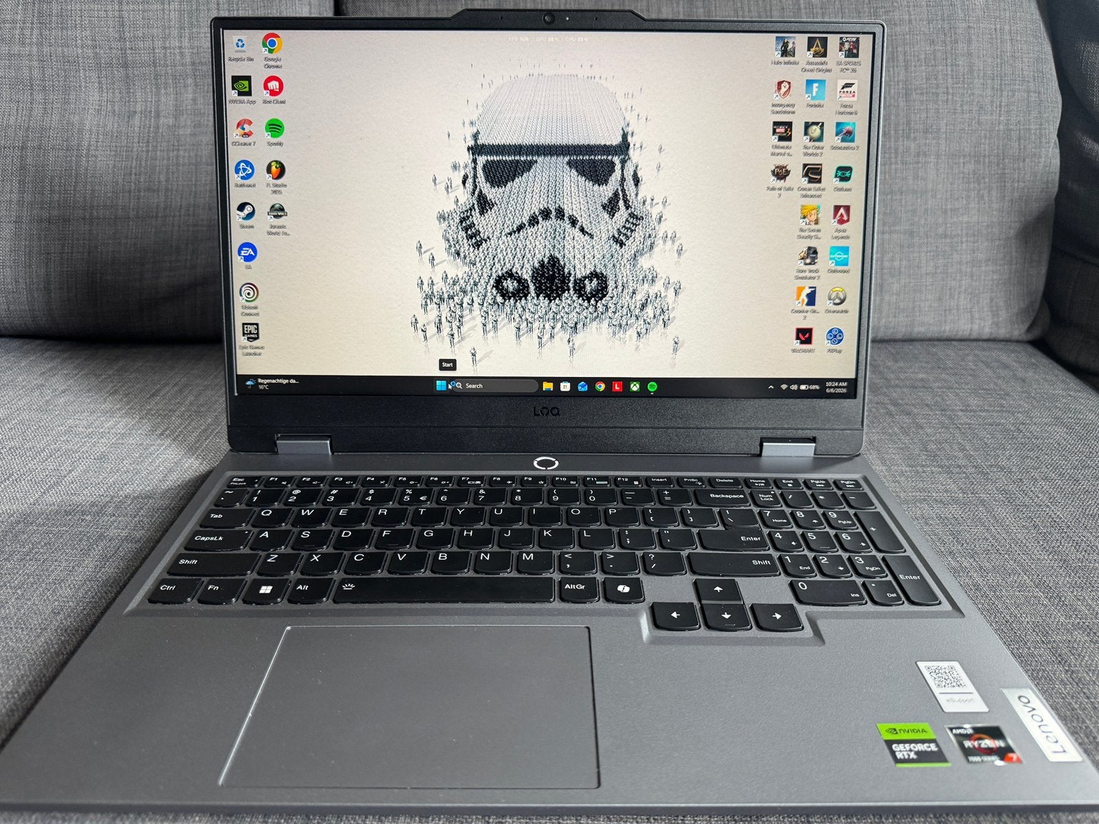 Lenovo LOQ 15ARP9 Gaming Laptop, 2 tot 3 Ghz, 15 inch, Ophalen of Verzenden, Zo goed als nieuw