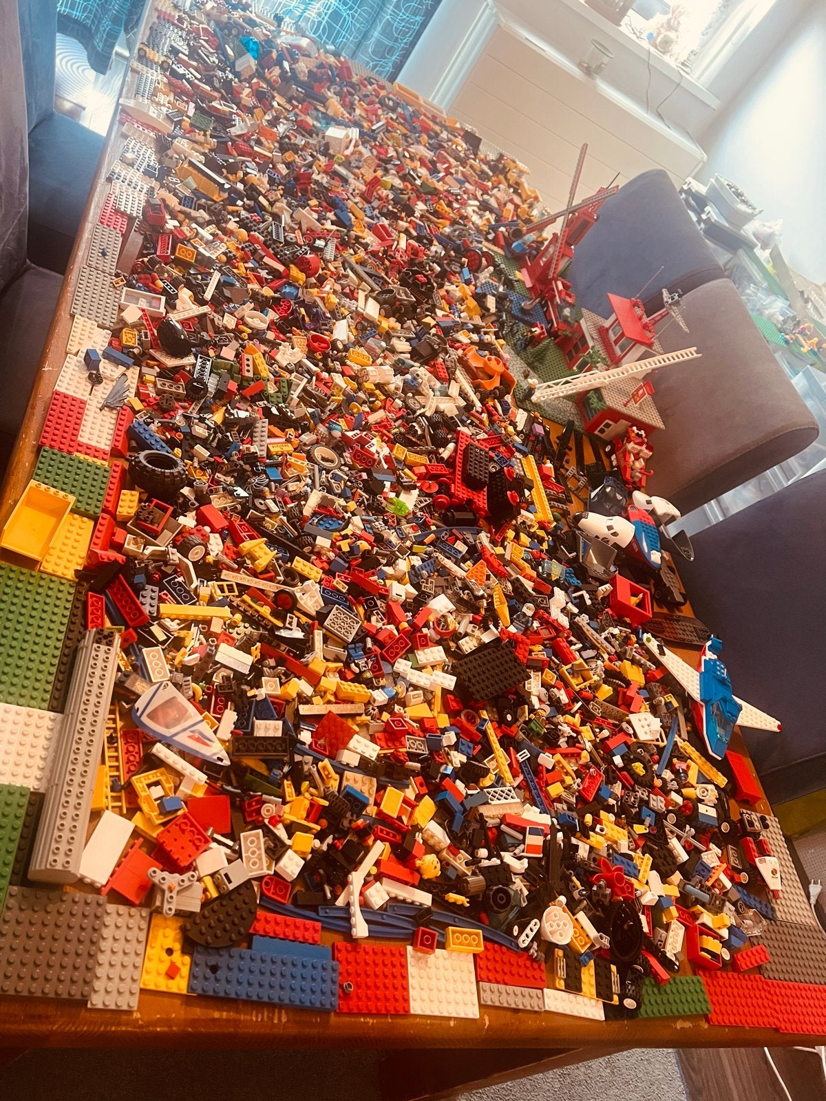 Foto 19 van Grote partij gemengde LEGO stenen en onderdelen