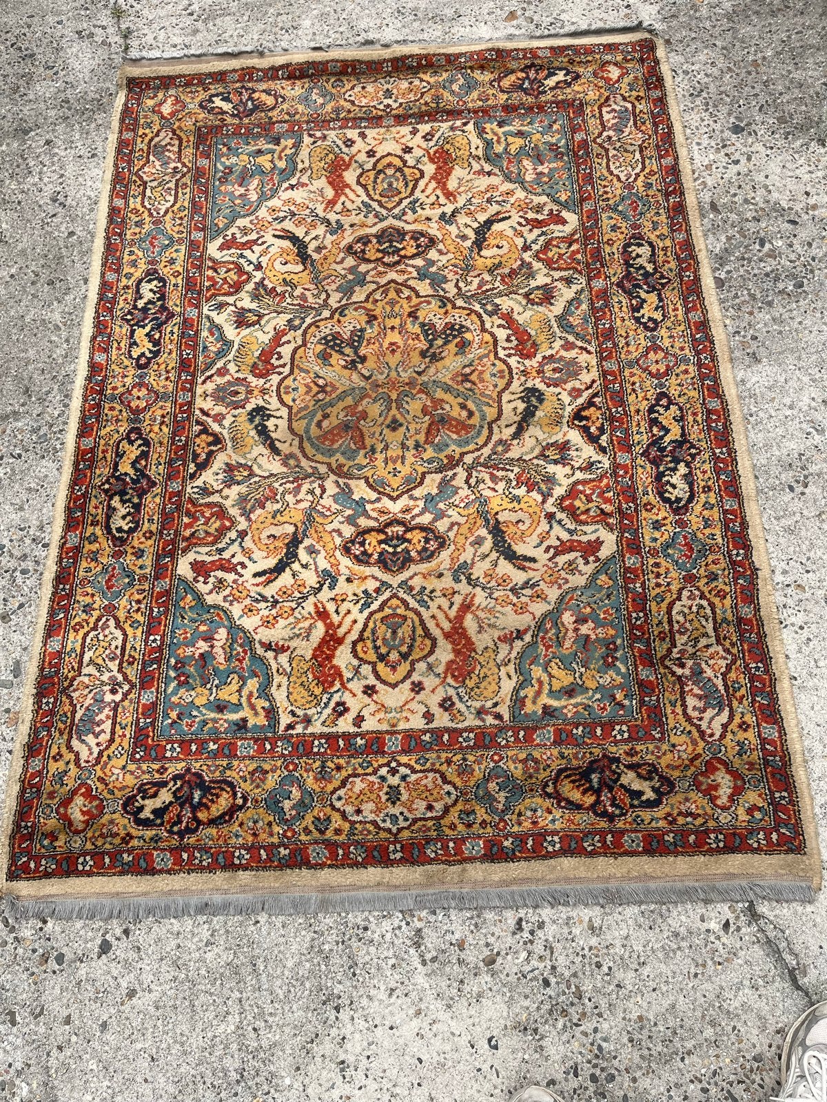 Perzisch tapijt, Ophalen, Gebruikt, 100 tot 150 cm, 50 tot 100 cm