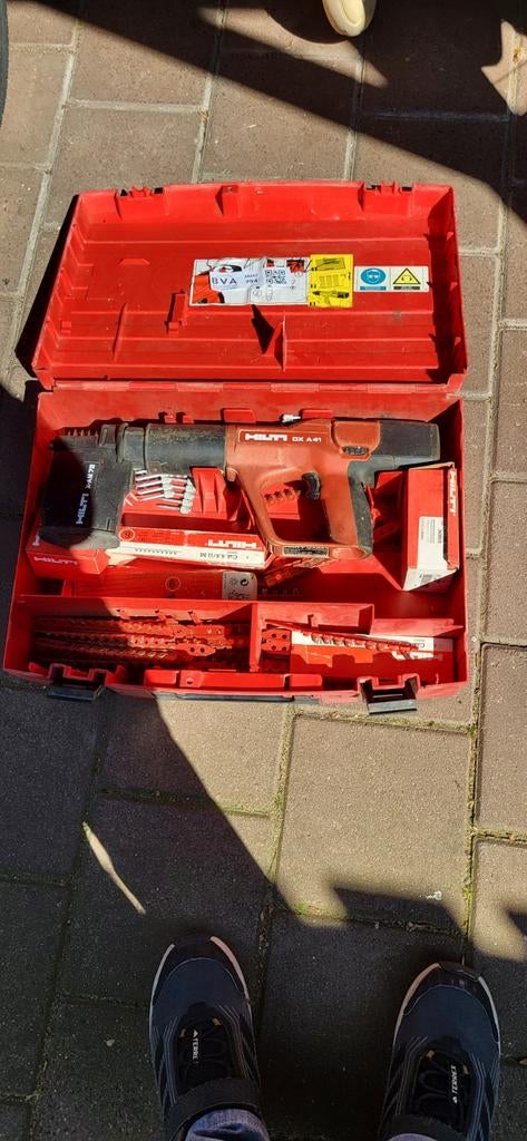 Hilti schiethamer, Ophalen, Gebruikt