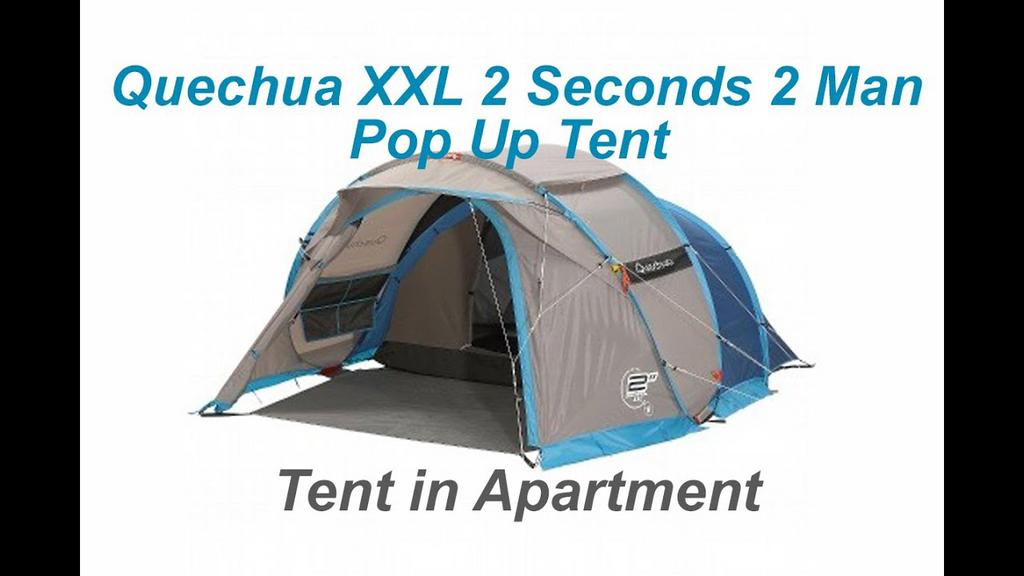 Quechua 2 seconds XXL 2 persoons tent, Ophalen, Gebruikt