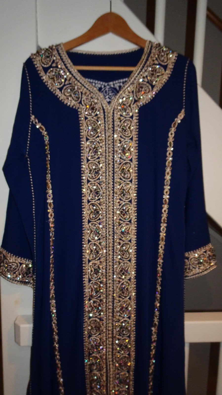 kaftan takchita jurk maat s/m, Ophalen of Verzenden, Zo goed als nieuw, Maat 38/40 (M), Overige typen