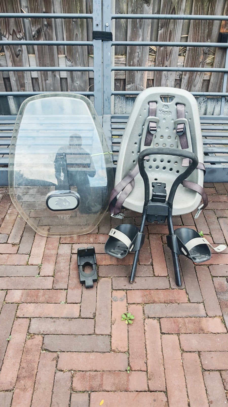 Thule Yepp Mini fietszitje met windscherm, Ophalen, Voorzitje, Thule Yepp, 0 t/m 13 kg
