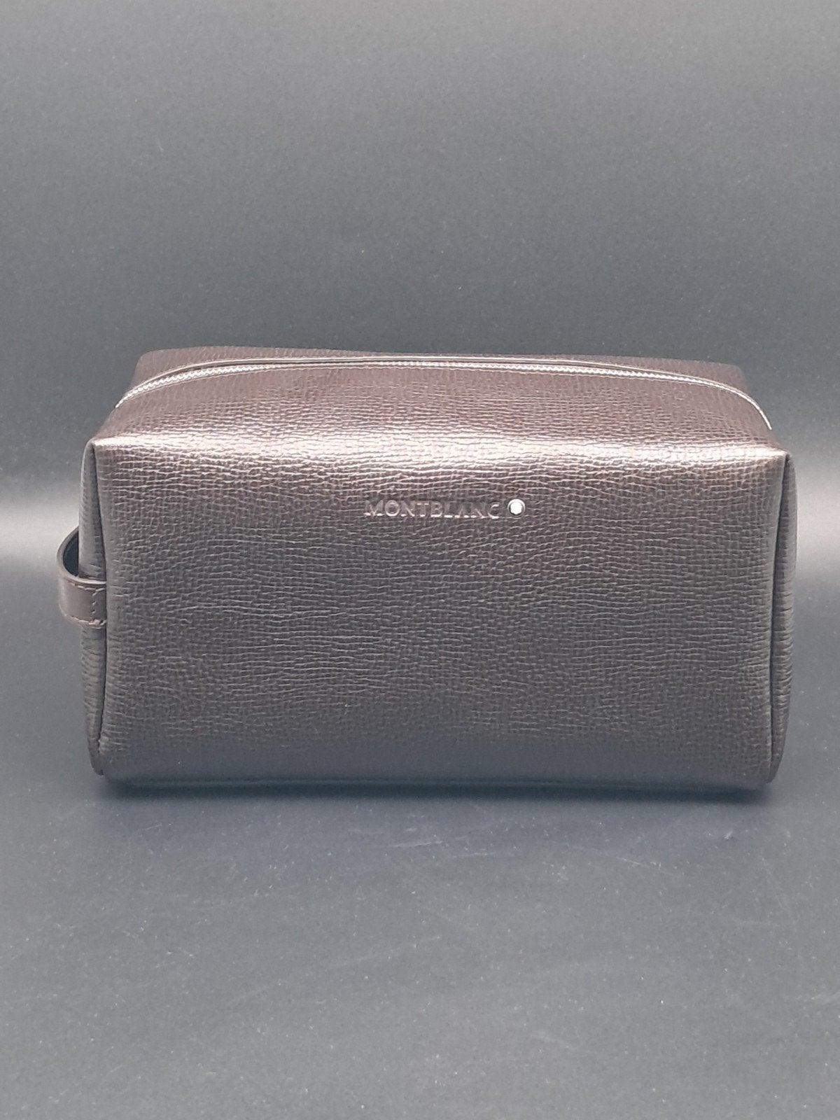 Montblanc Soft Grain Toilettas 114898, Sieraden, Tassen en Uiterlijk, Toilettassen, Ophalen of Verzenden, Nieuw, Bruin, Heer
