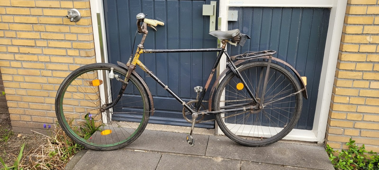 Oude fiets van opa uit 1957, nog goed rijdbaar, 55 tot 59 cm, Ophalen, Jaren '50