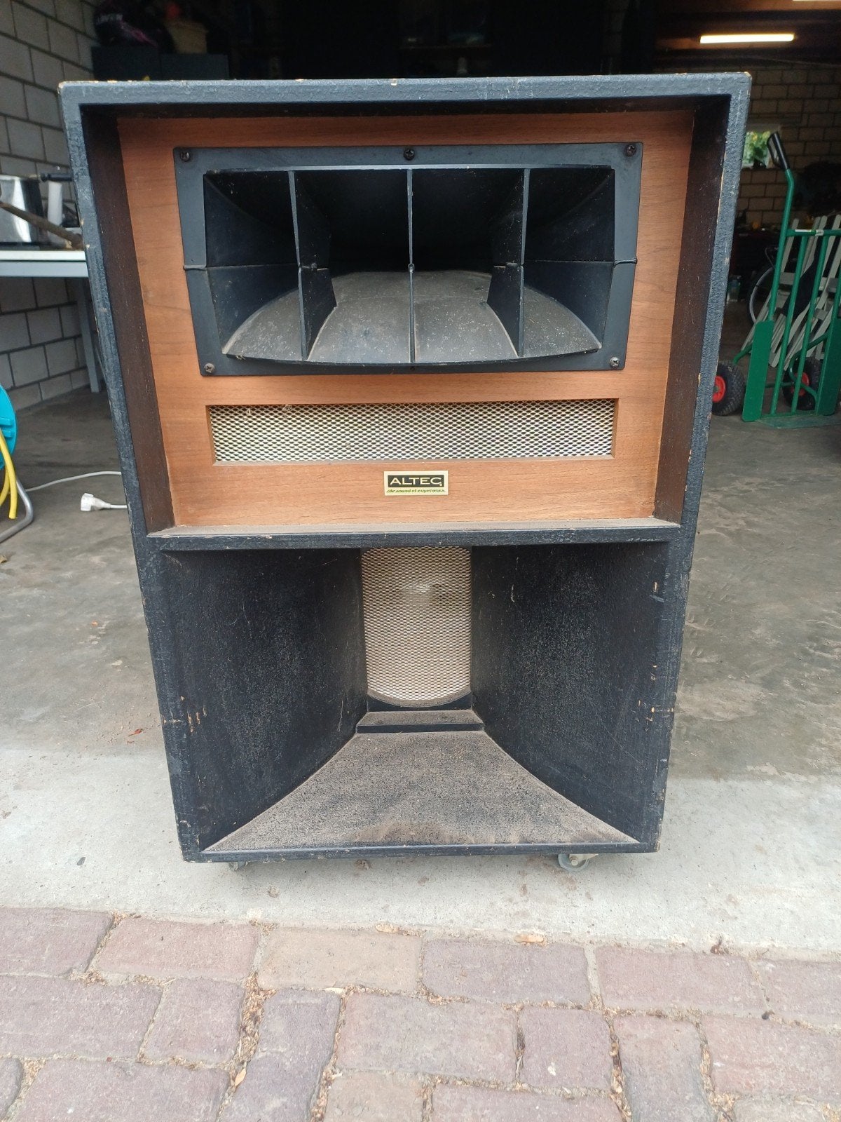 Vintage Altec Lansing Voice of  Theatre A7 Hoornluidspreke, Vloerstaande luidspreker, Gebruikt, Minder dan 60 watt, Ophalen