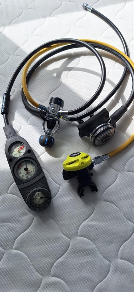 Mares Orbiter duikregelaar set met Suunto console, Ophalen of Verzenden, Gebruikt, Overige typen