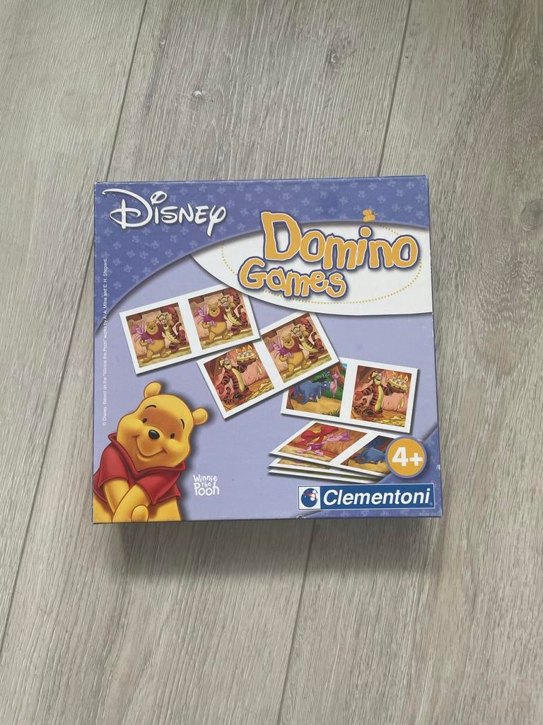 Disney Domino Games - Winnie de Poeh, Een of twee spelers, Ophalen of Verzenden, Gebruikt, Clementoni