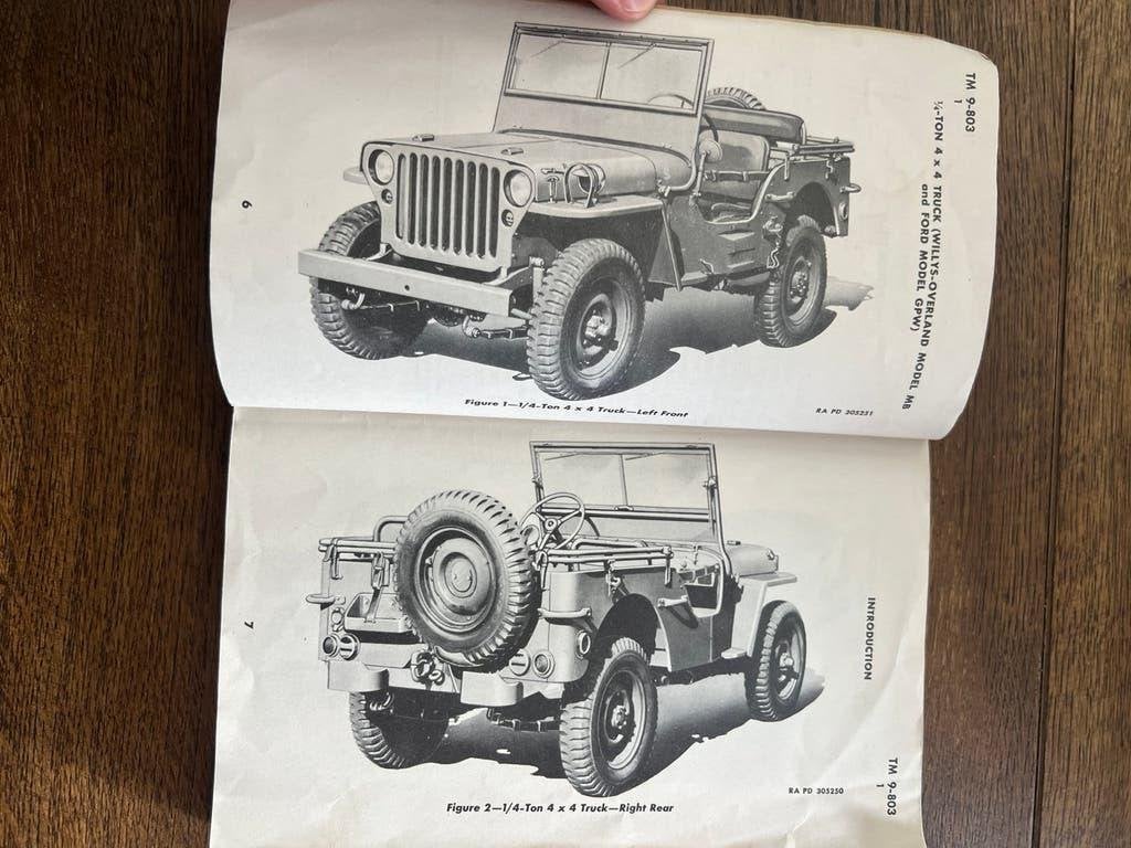 WO2 Technisch handboek Willys Jeep KTR Ford 1944 voorschrift, Verzenden, Nederland