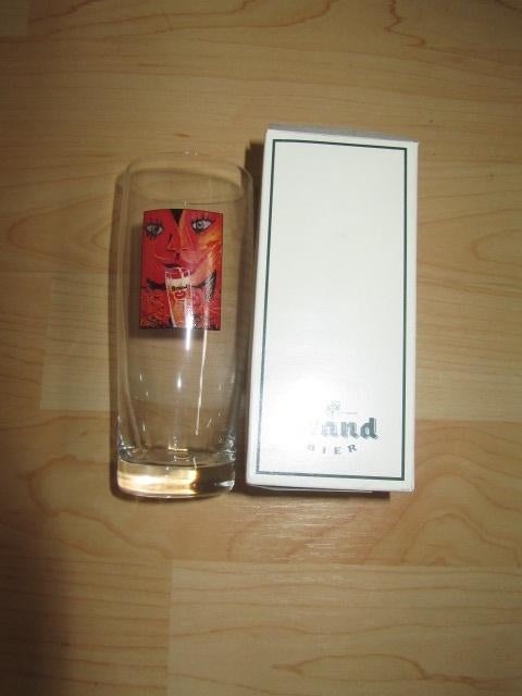 glas   brand bier      carnaval, Ophalen of Verzenden, Nieuw, Glas of Glazen, Brand