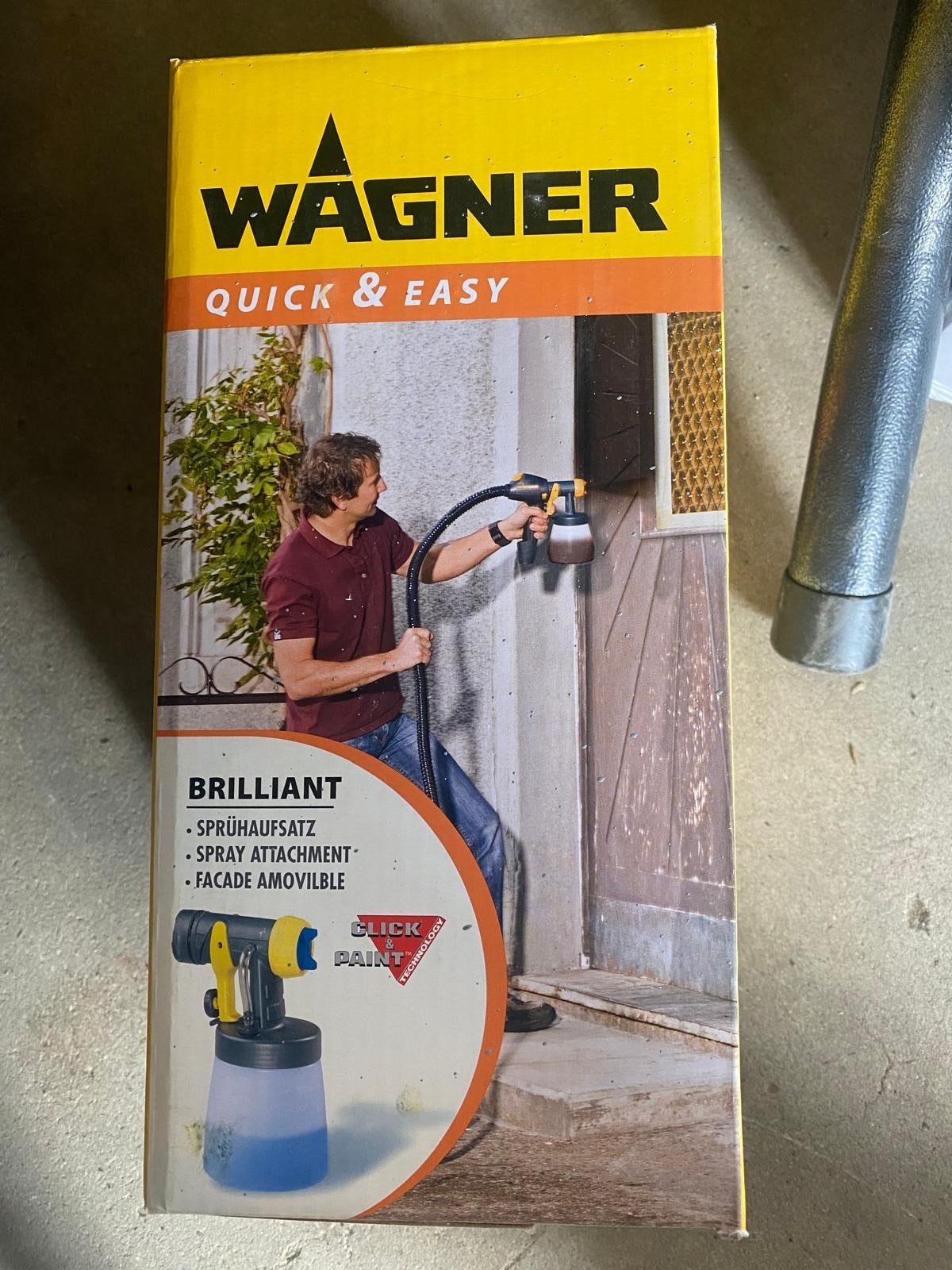 Nieuwe Wagner Spuitopzetstuk Briljant 600ml - Quick & Easy, Tuin en Terras, Onbekend, Nieuw, Ophalen of Verzenden, Onbekend
