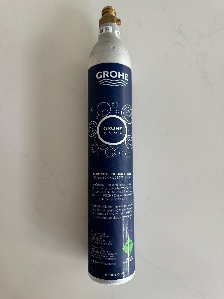 Grohe koolzuur cilinder fles vullen - ruilen € 5,00, Ophalen of Verzenden, Nieuw