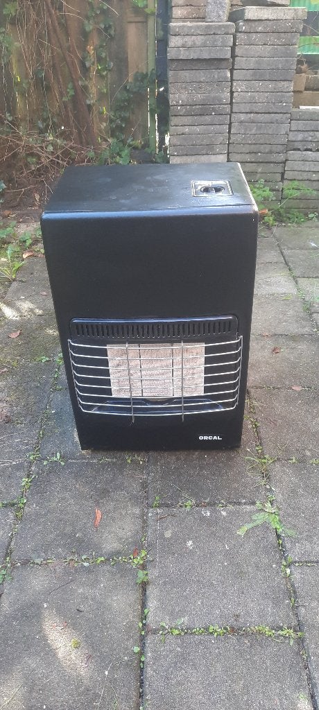 Kachel met Gasfles voor de camping, tuinhuisje, of extra kac, Ophalen of Verzenden