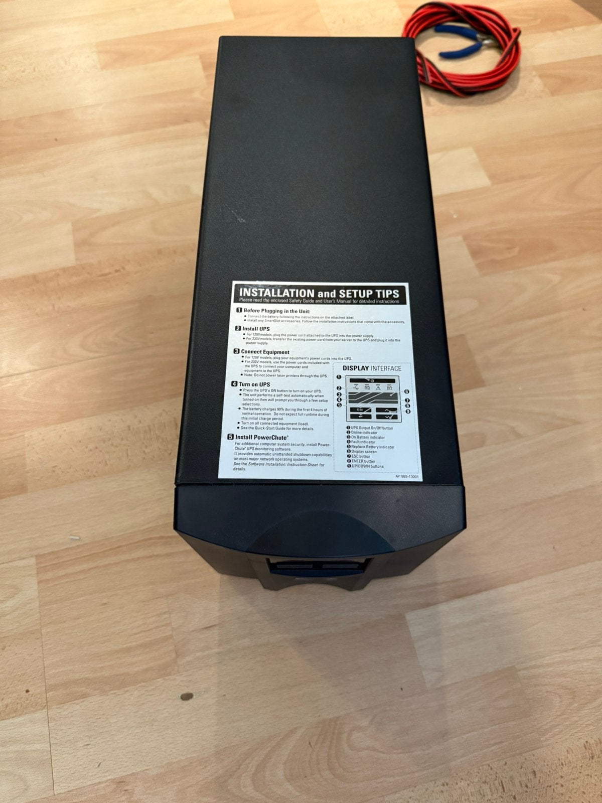 APC smart ups 1500, Computers en Software, Noodvoedingen (UPS), Ophalen of Verzenden, Gebruikt