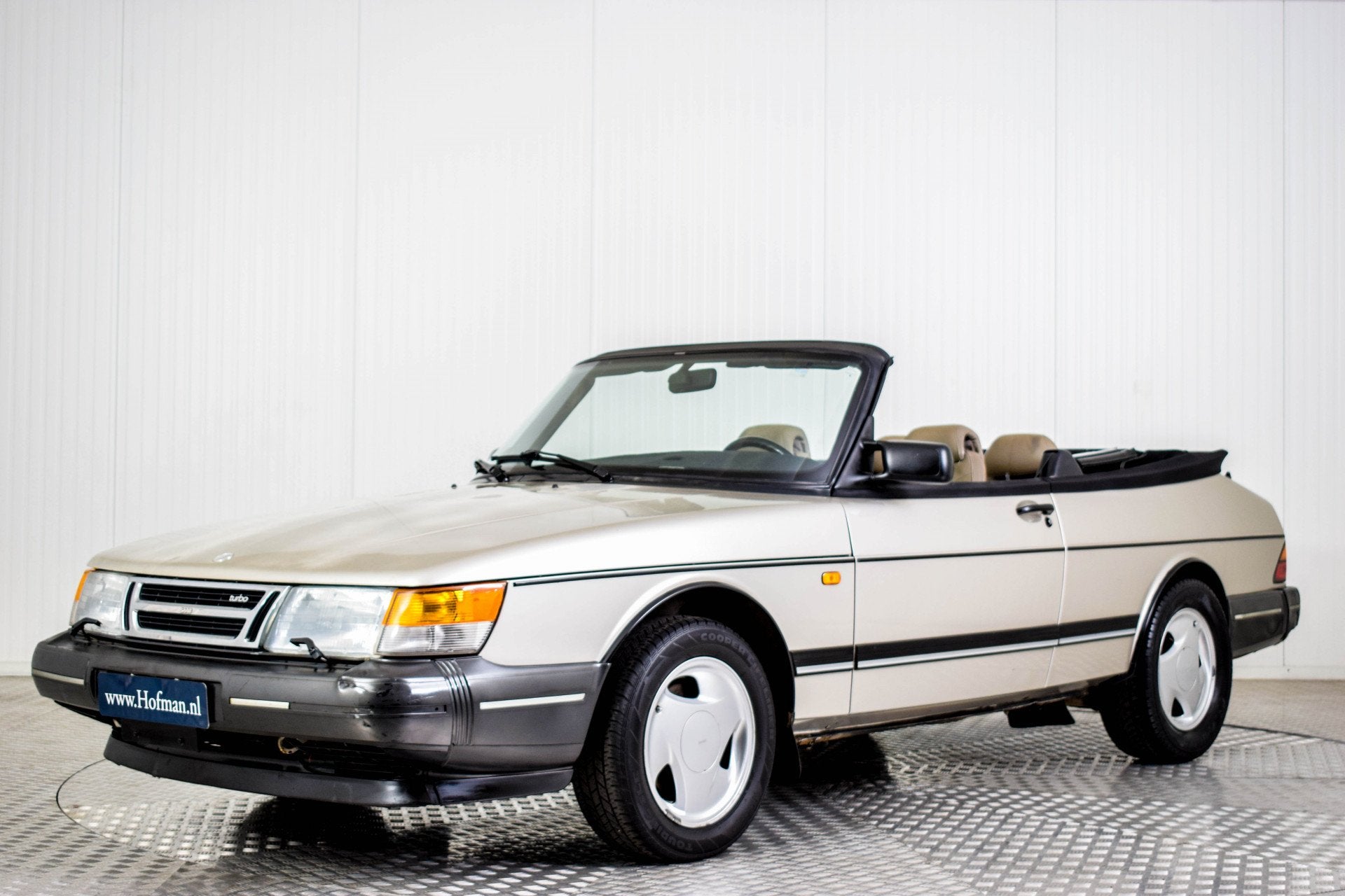 Saab 900 Turbo Cabriolet (bj 1993), Auto's, Gebruikt, Cabriolet, Leder, Handgeschakeld