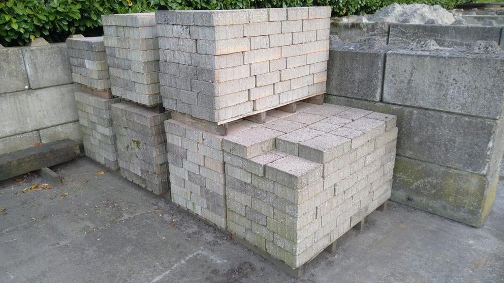 Terrasstenen/ opritstenen, Tuin en Terras, Ophalen, Gebruikt, Beton, Klinkers