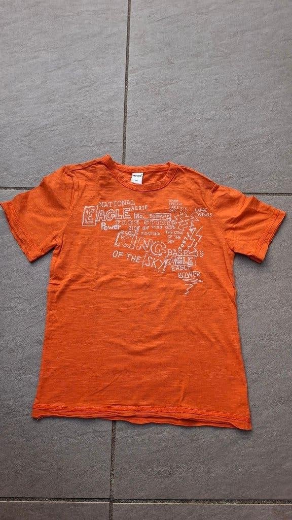 Koningsdag oranje tshirt jongen 140, Ophalen of Verzenden, Gebruikt, Jongen, Shirt of Longsleeve