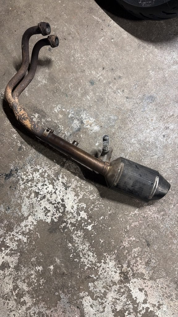 Sportuitlaat yamaha r3, Ophalen, Gebruikt