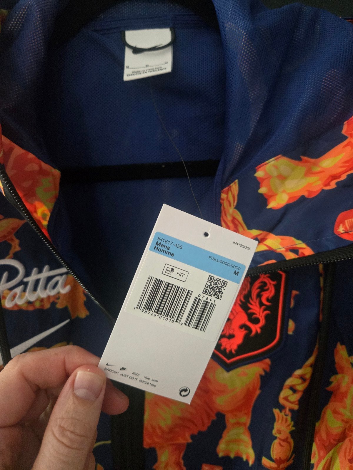 Nike x Patta Holland Windrunner Jas Maat M, Nike, Nieuw, Ophalen of Verzenden, Meerkleurig