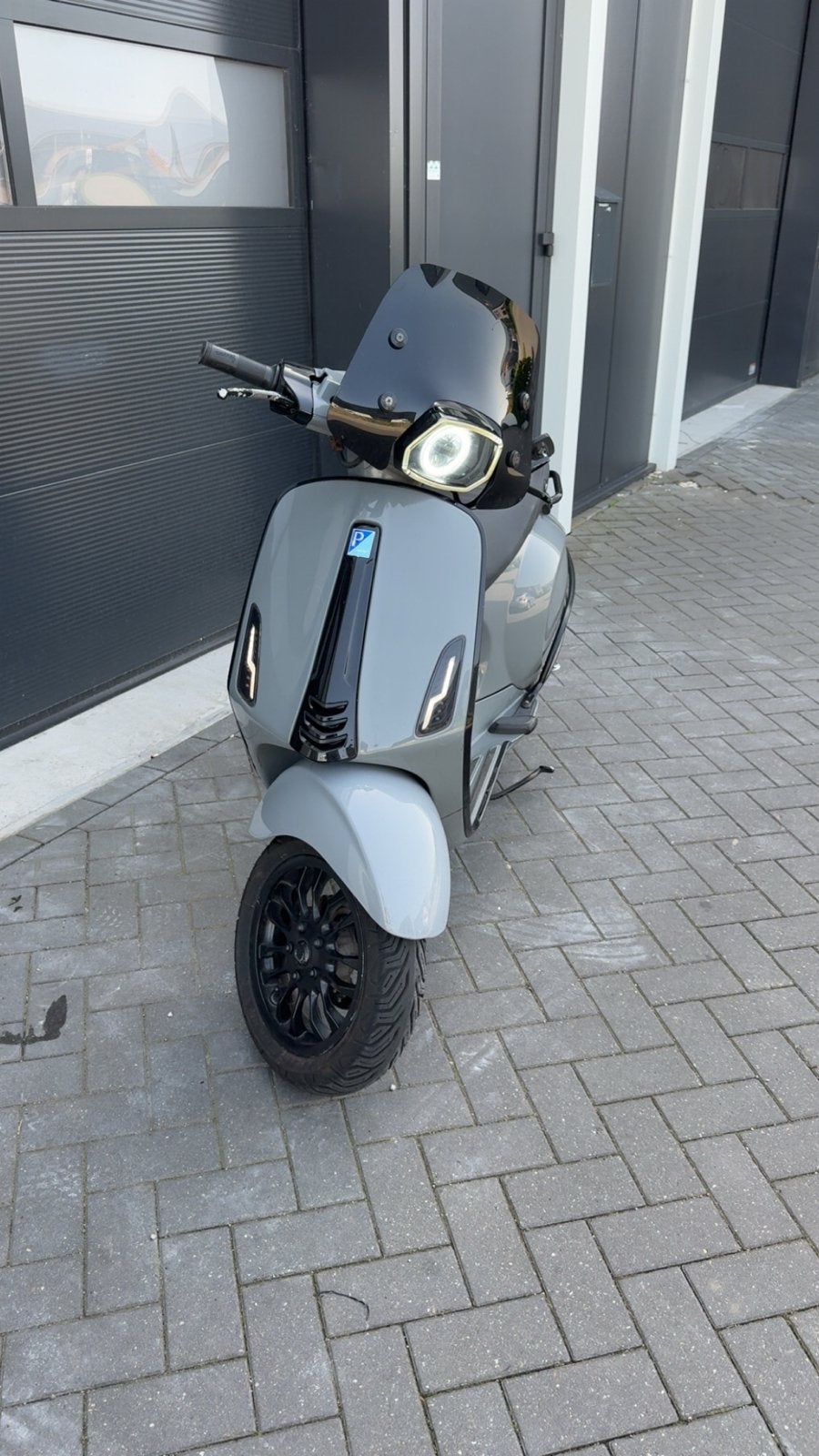 Vespa Sprint 50cc 4T Grijs Level 10 Angle Eye, Gebruikt, Overige modellen, Maximaal 45 km/u, Ophalen of Verzenden