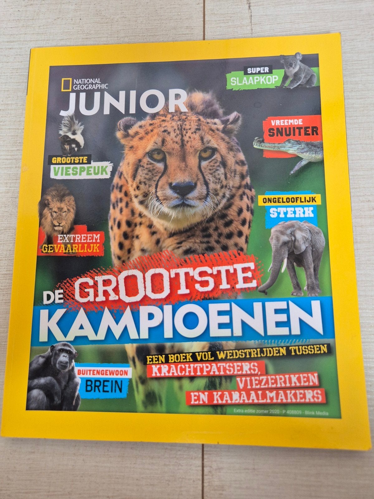 National Geographic Junior: De grootste Kampioenen 2020, Boeken, Tijdschriften en Kranten, Ophalen, Zo goed als nieuw, Wetenschap en Natuur