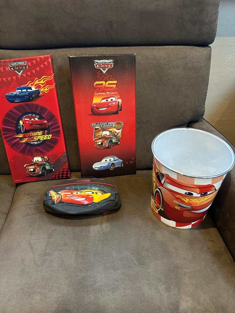 Cars Thema Set - Leuk voor je kamer, Ophalen of Verzenden, Gebruikt, Feestartikel, Verjaardag