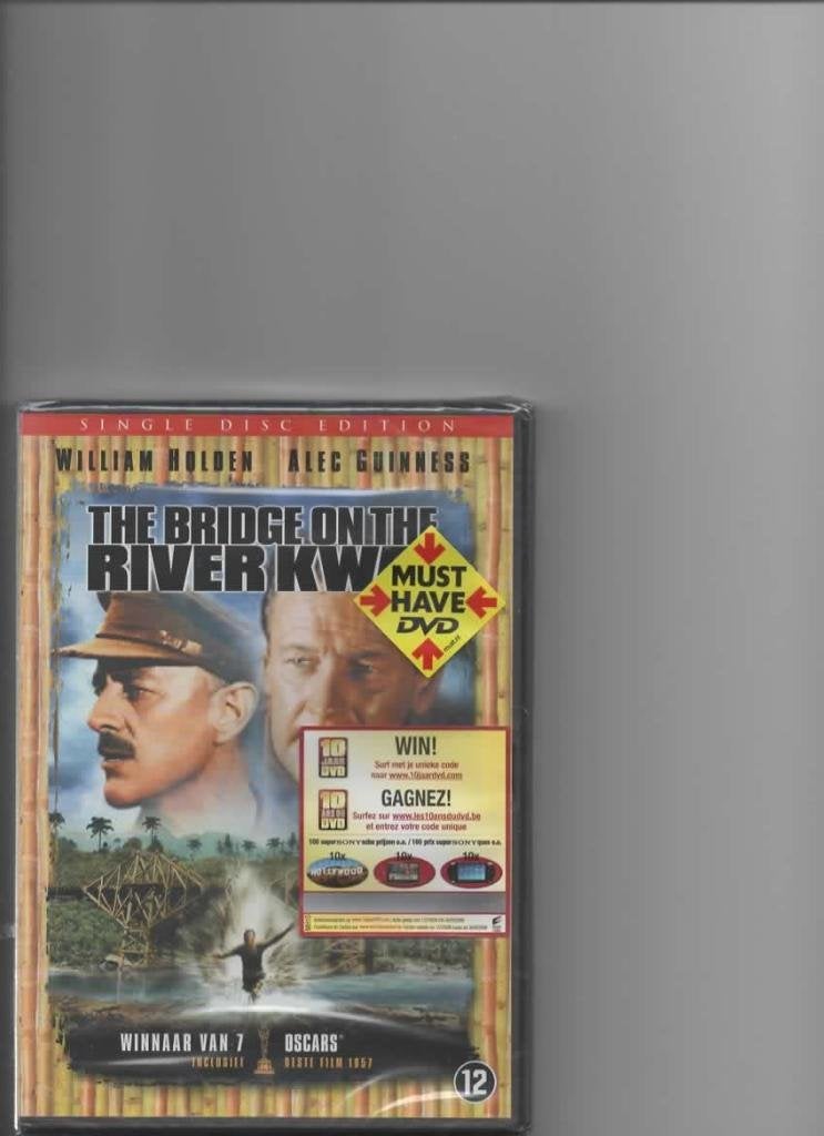 The Bridge on the River Kwai (1957), Cd's en Dvd's, Verzenden, 1940 tot 1960, Oorlog, Nieuw in verpakking