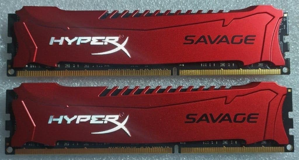 16GB DDR3 2x8GB 1600MHz PC3-12800 Kingston HyperX XMP1.3, Gebruikt, DDR3, Ophalen of Verzenden, 1600MHz