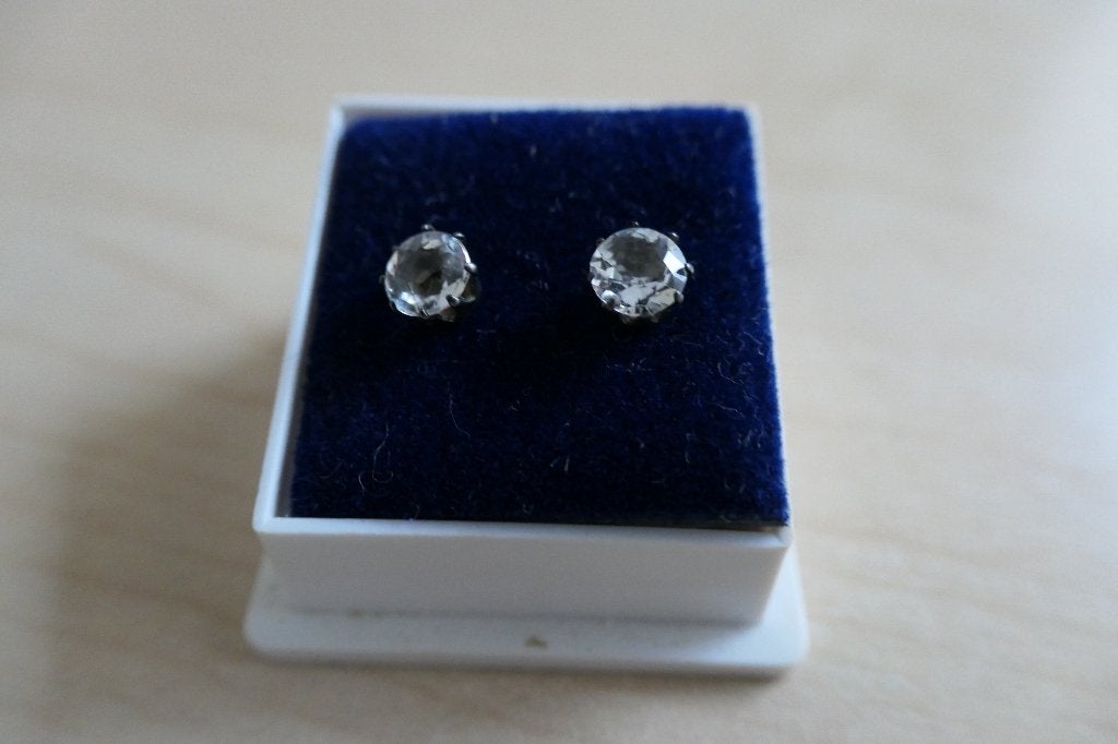 Mooie steker oorbellen, Ophalen of Verzenden, Zo goed als nieuw, Knopjes of Stekers, Zilver