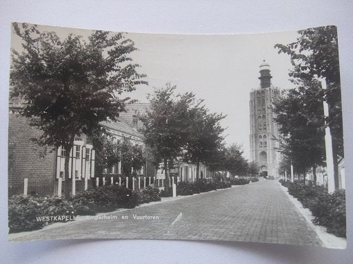 R27 Westkapelle - Kinderheim en vuurtoren - 1973, Verzamelen, Verzenden, 1960 tot 1980, Gelopen, Zeeland