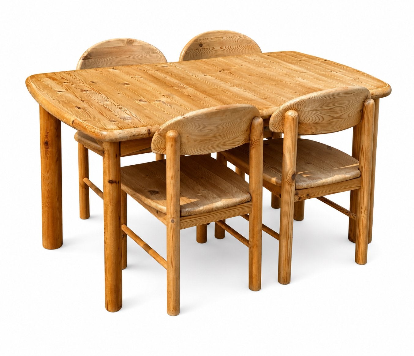 Rainer Daumiller Dining Set Pine, Ophalen, Zo goed als nieuw, Deens, 4 tot 6 stoelen