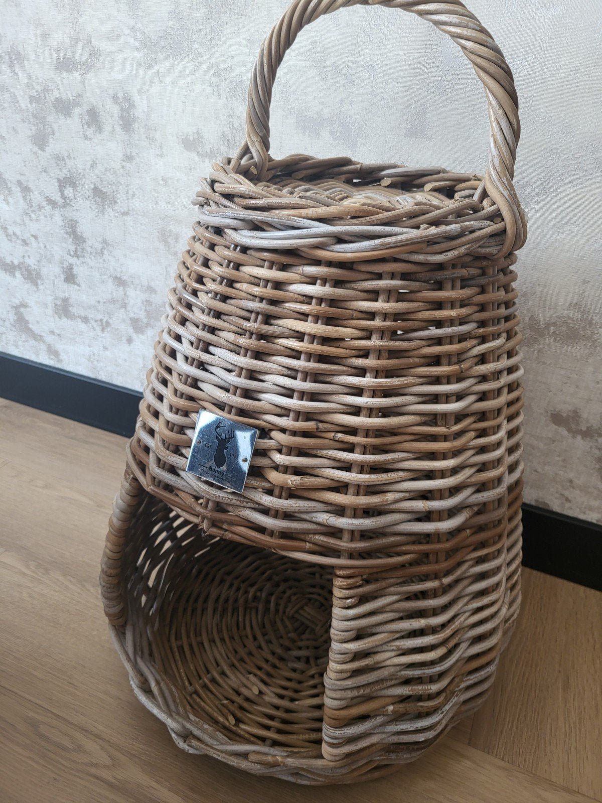 Mooie rotan kattenmand, Ophalen, Zo goed als nieuw, Riet