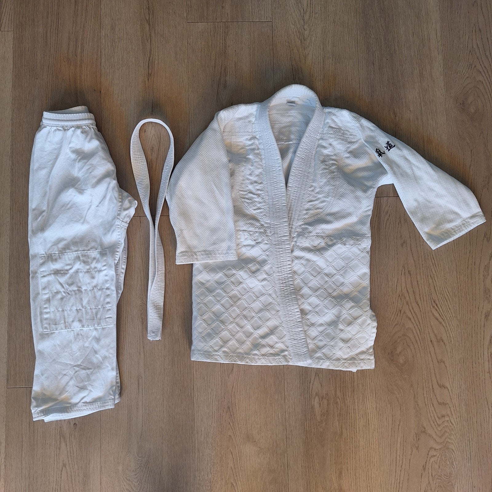 Aikido / judopak maat 150, Sport en Fitness, Vechtsporten en Zelfverdediging, Gebruikt, Maat XS of kleiner, Judo, Ophalen of Verzenden