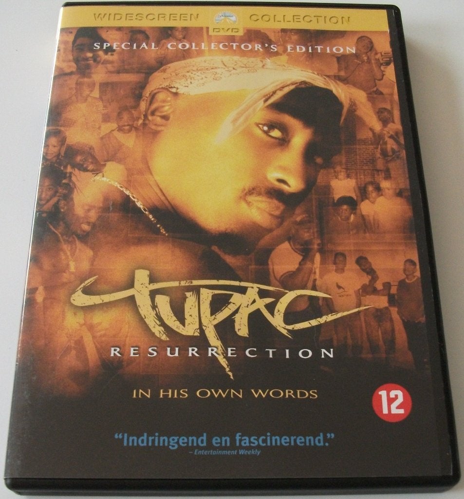 Dvd *** TUPAC SHAKUR *** Ressurection, Ophalen of Verzenden, Zo goed als nieuw, Spaans, Vanaf 12 jaar