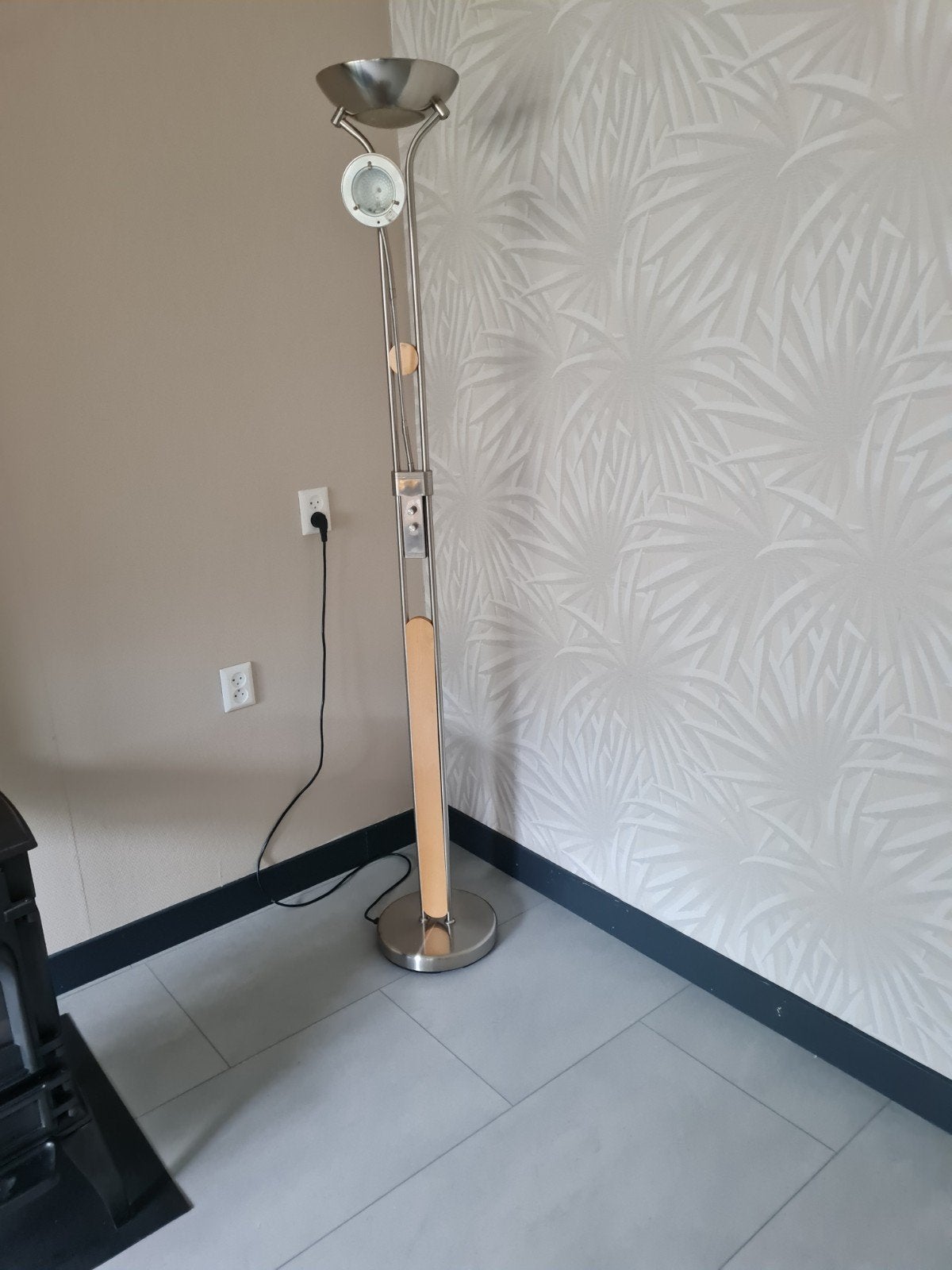 Staande lamp, Huis en Inrichting, Lampen | Vloerlampen, Ophalen, 150 tot 200 cm