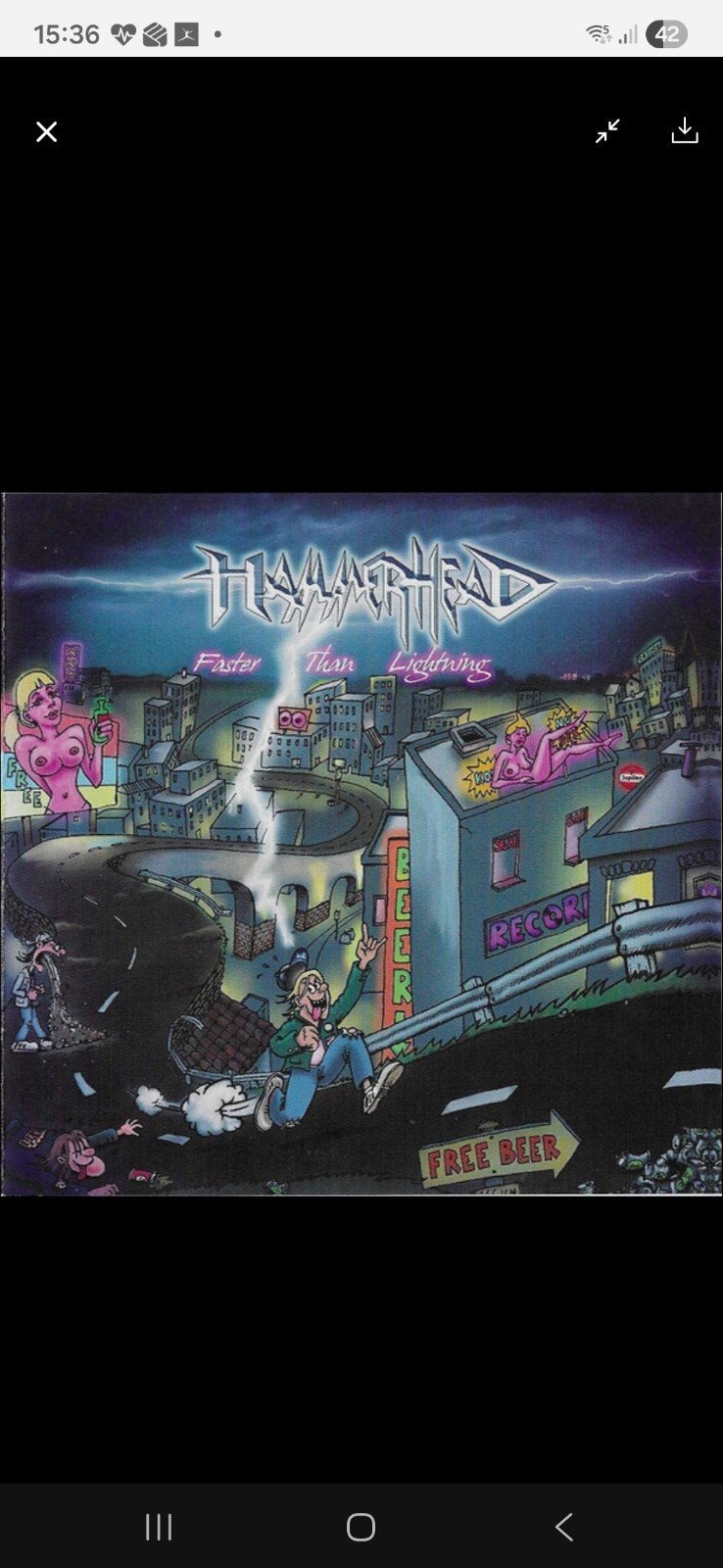 Hammerhead - Faster Than Lightning CD (2013), Ophalen of Verzenden, Zo goed als nieuw, Inclusief boekje, Hardrock