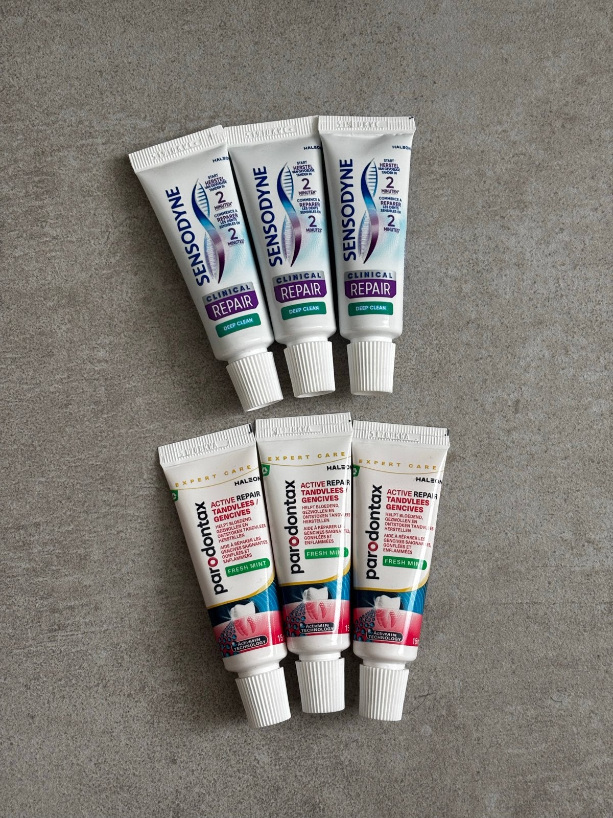 Sensodyne Clinical Repair & Parodontax Tandpasta - 6 stuks, Ophalen of Verzenden, Nieuw, Tandpasta