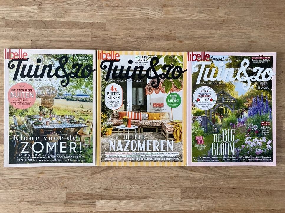 Libelle Tuin&zo Mei 2026, Augustus 2024 & Mei 2022, Ophalen of Verzenden, Zo goed als nieuw