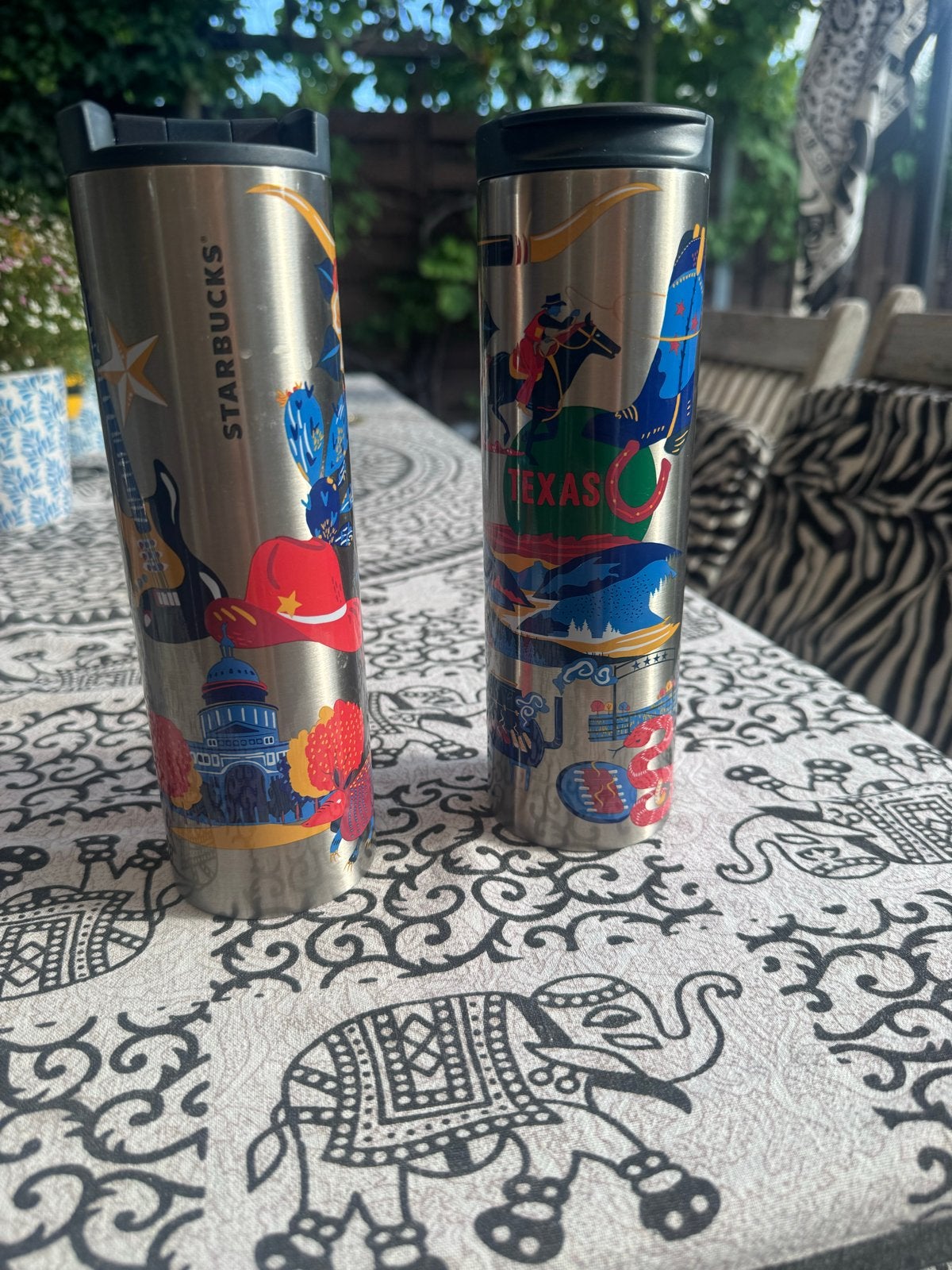 Starbucks Discovery Series Texas Tumblers (set van 2), Overige typen, Ophalen of Verzenden, Zo goed als nieuw, Metaal