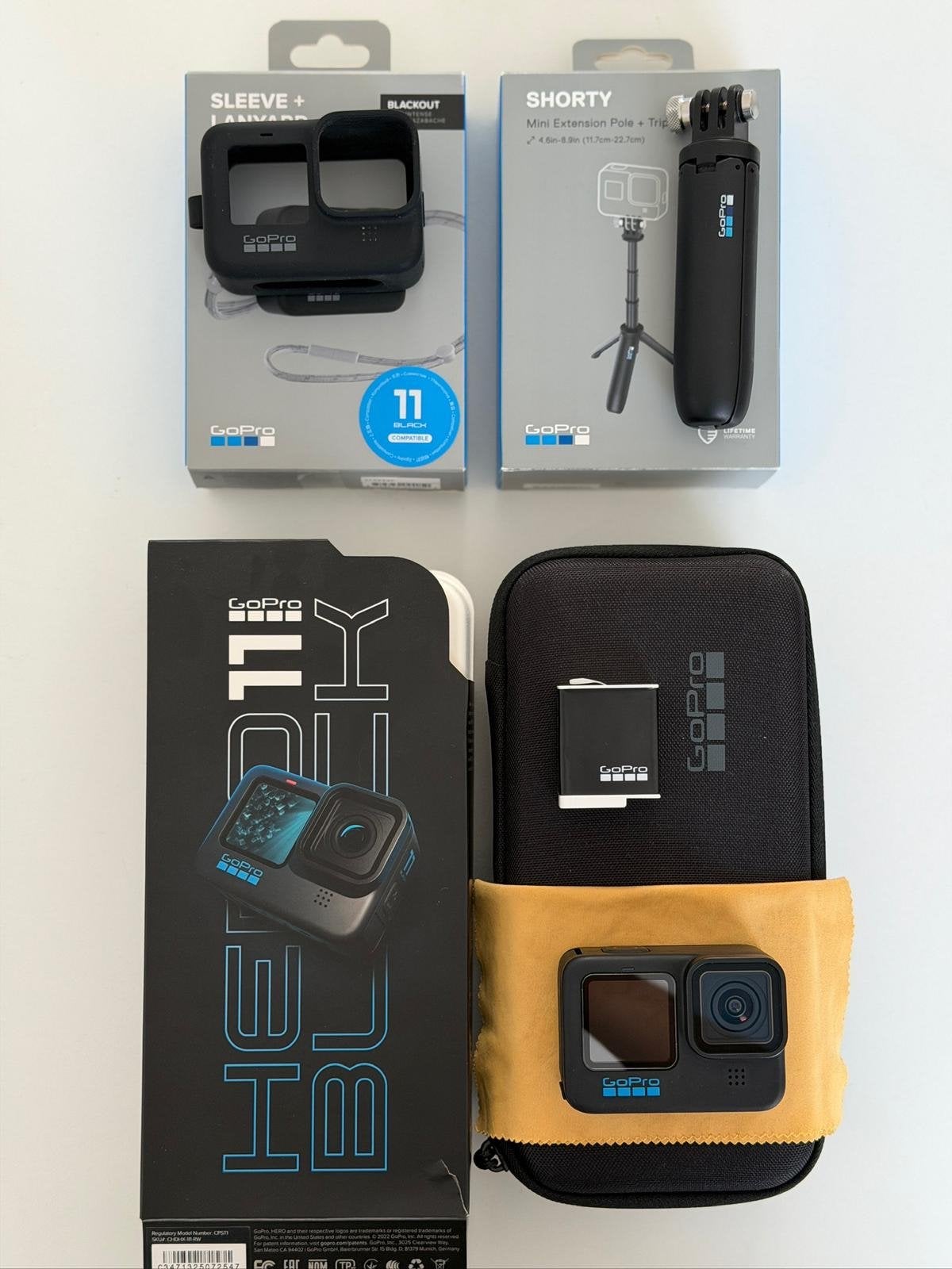 GoPro HERO11 Black met accessoires - Zo goed als nieuw, Ophalen of Verzenden, Zo goed als nieuw, GoPro