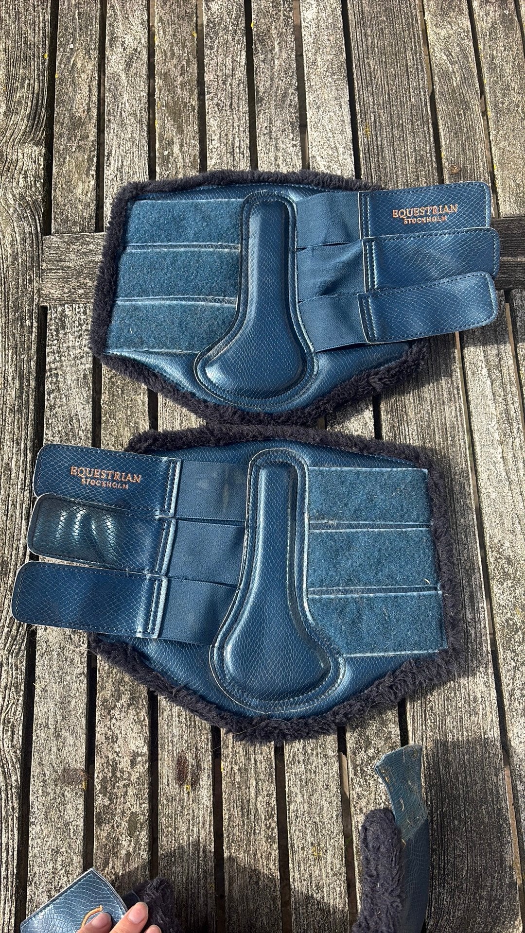 Equestrian stockholm peesbeschermers+springschoenen, Ophalen of Verzenden, Zo goed als nieuw