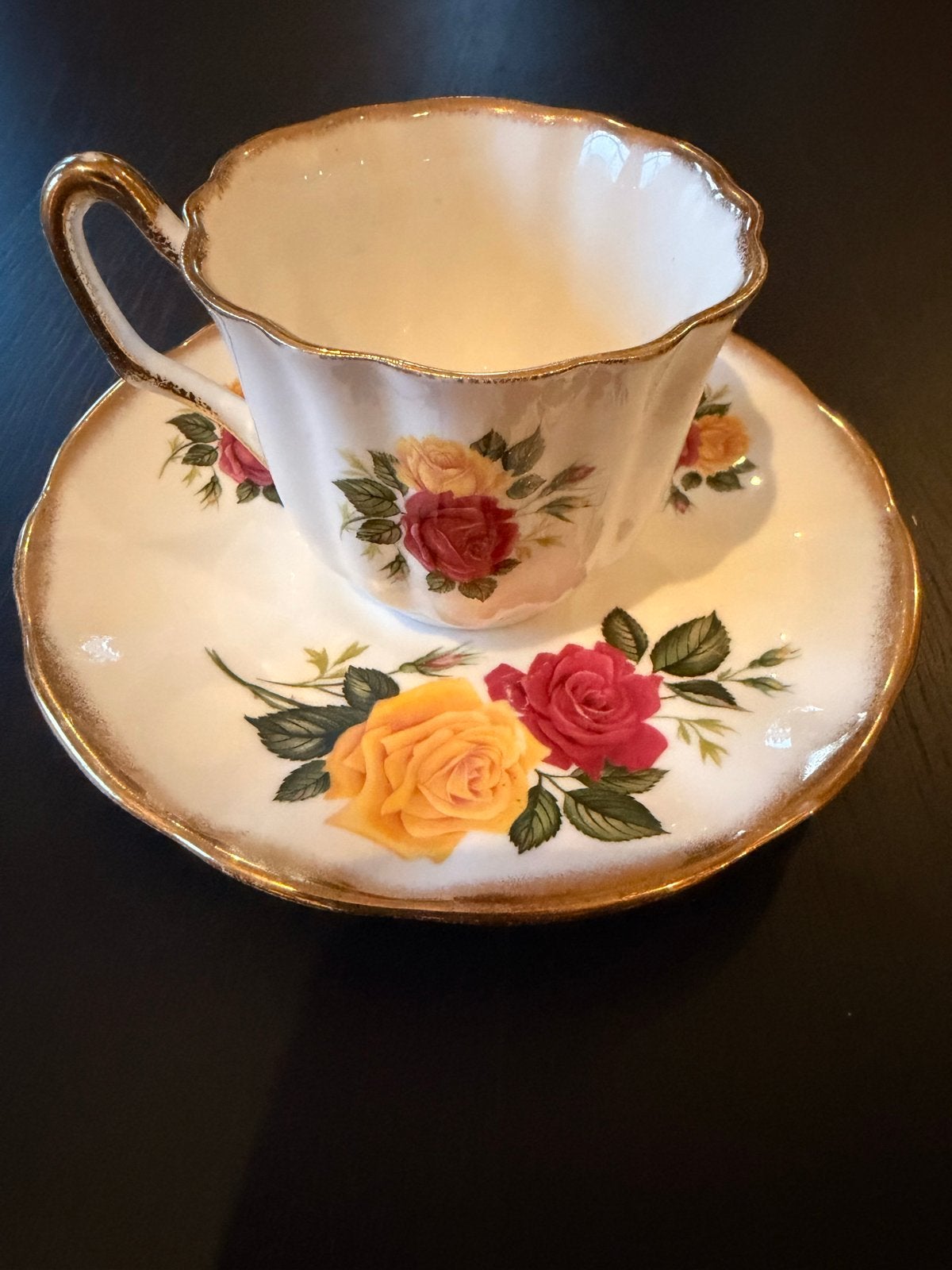 Priory Dale Derbyshire Bone China Kop en Schotel, Antiek en Kunst, Ophalen of Verzenden