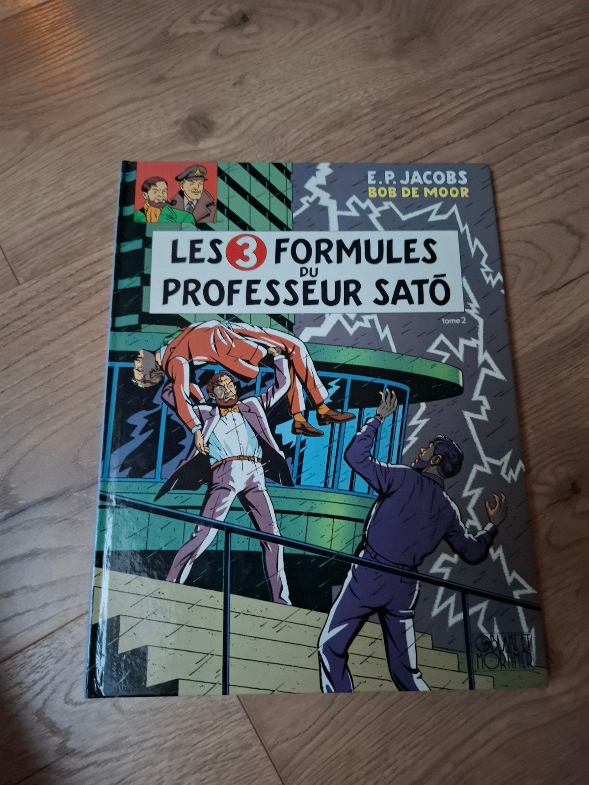 Blake en Mortimer: De 3 formules van Professor Sato, deel 2, Eén stripboek, Ophalen of Verzenden, Gelezen, E.P. Jacobs, Bob de Moor