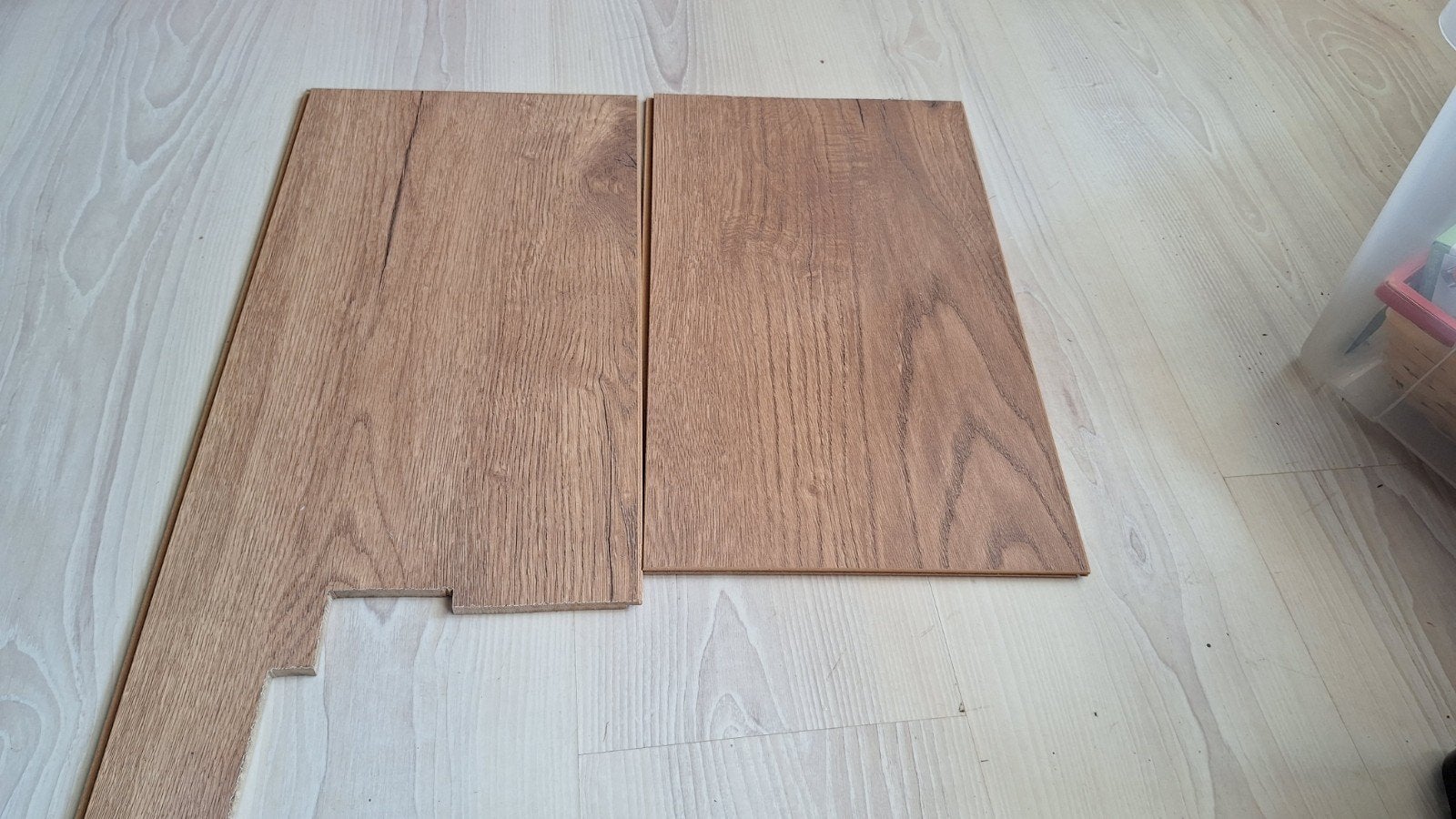 Patterson Oak kliklaminaat Hornbach - ca. 25m2, Ophalen, Minder dan 50 cm, Gebruikt, 100 tot 150 cm