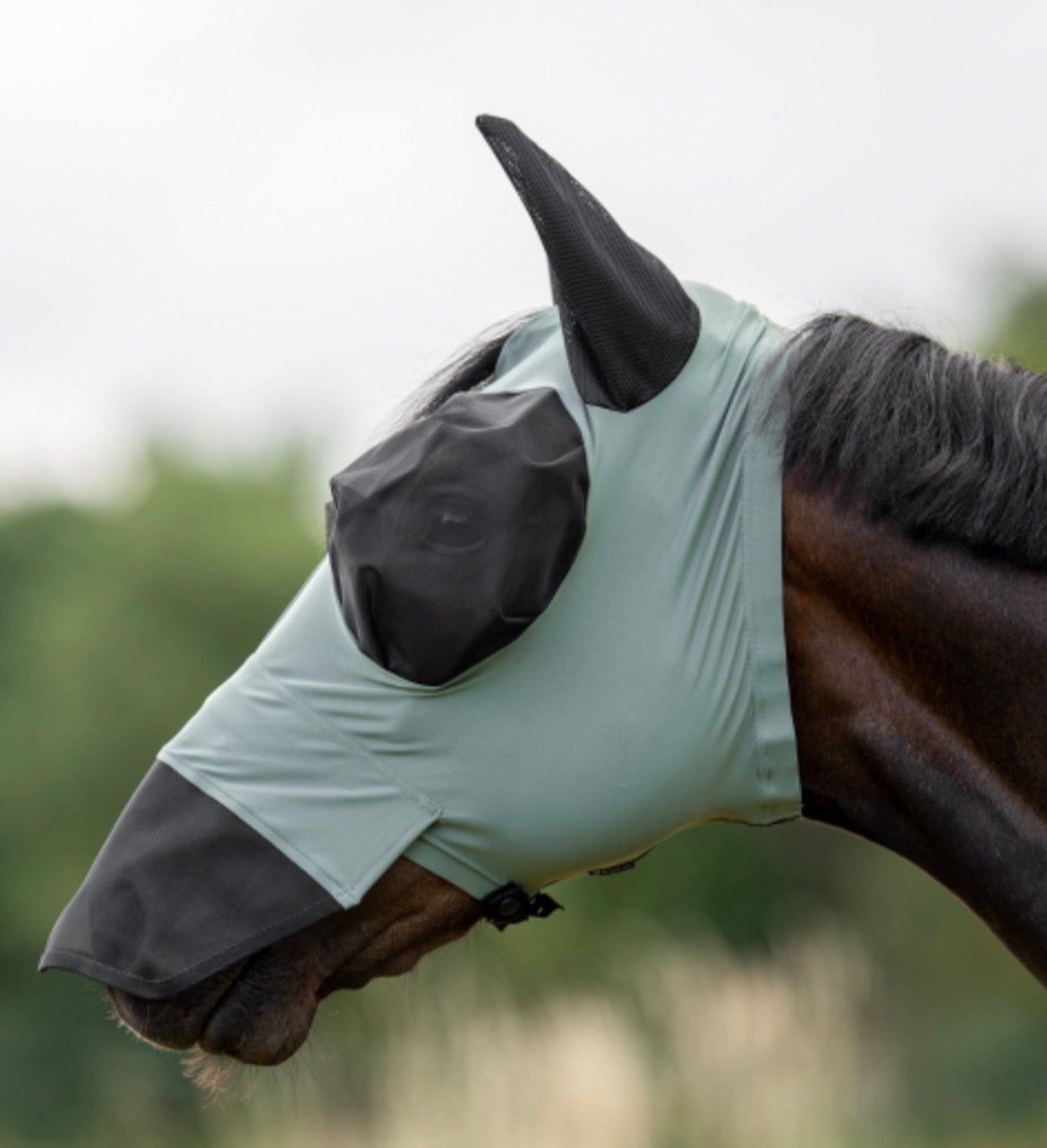 Vliegenmasker maat cob, 2 keer gebruikt, Dieren en Toebehoren, Ophalen of Verzenden, Zo goed als nieuw