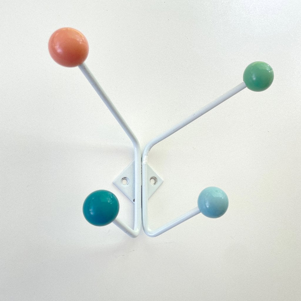 Deens design KAPSTOK retro vintage Sputnik space Scandinavië, Huis en Inrichting, Woonaccessoires | Kapstokken, Wandkapstok, Gebruikt